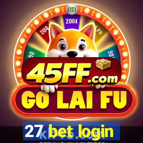 27 bet login